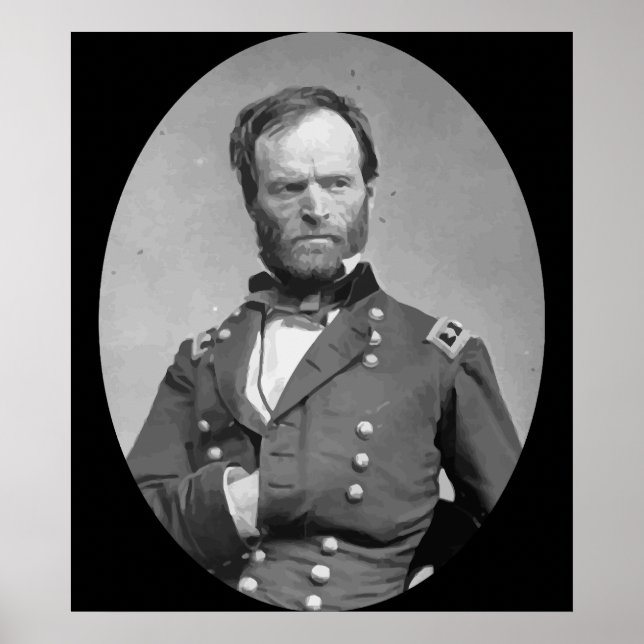 Pôster William Tecumseh Sherman (Frente)
