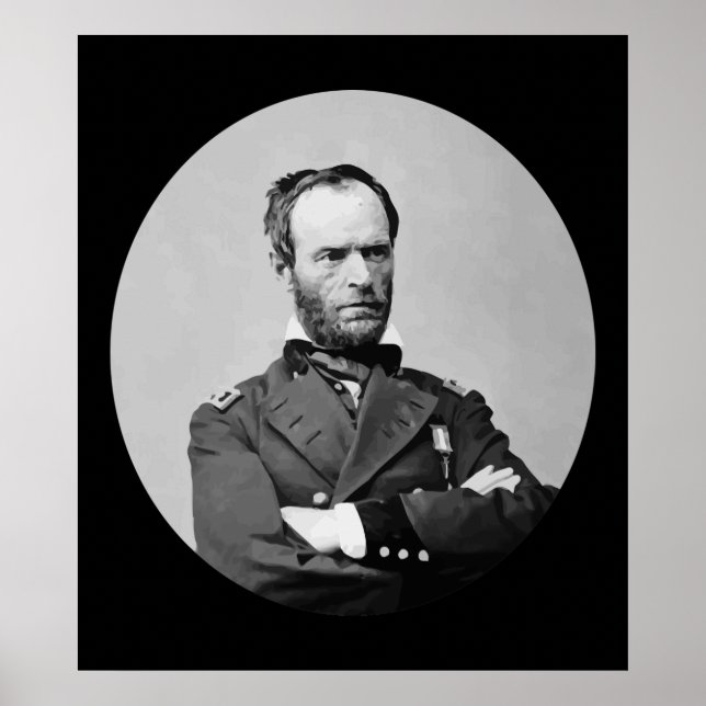 Pôster William Tecumseh Sherman (Frente)