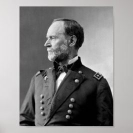 Poster William Tecumseh Sherman Portrait