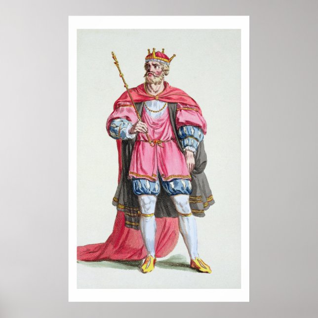 Poster William the Conqueror (1027-87), de "Receuil des (Frente)