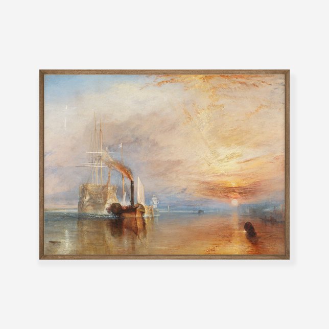 Poster William Turner A Luta Contra A Pintura Temerária (Criador carregado)