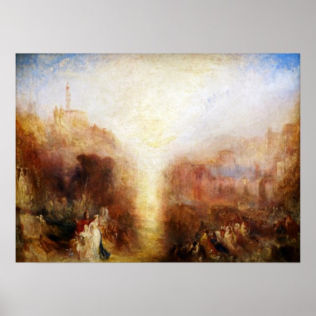 Poster William Turner - A visita ao túmulo (Frente)