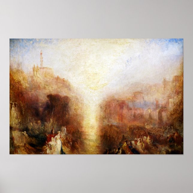 Poster William Turner - A Visita ao Túmulo (Frente)