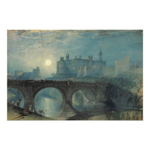 Pôster William Turner Alnwick Castle