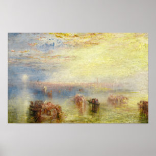 Poster William Turner - Aproximação a Veneza
