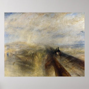 Poster William Turner - Chuva, Vapor e Velocidade