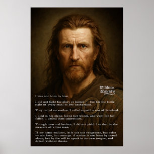 Poster William Wallace - Um verdadeiro filho da Escócia