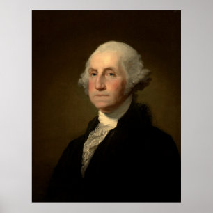 Poster Williamstown - Retrato de George Washington