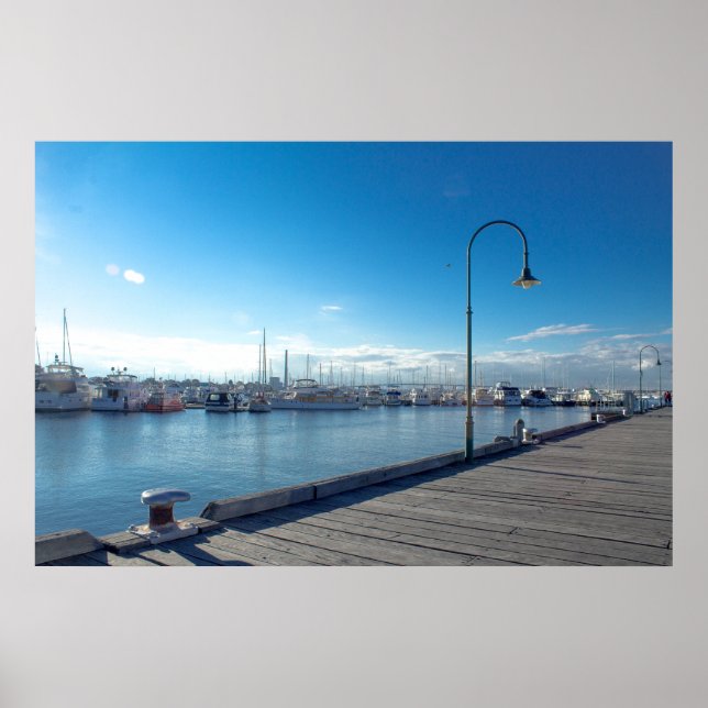 Poster Williamstown wharf (Frente)