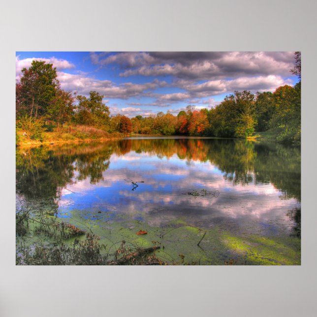 Poster Willow Pond - Cherokee Park (Frente)