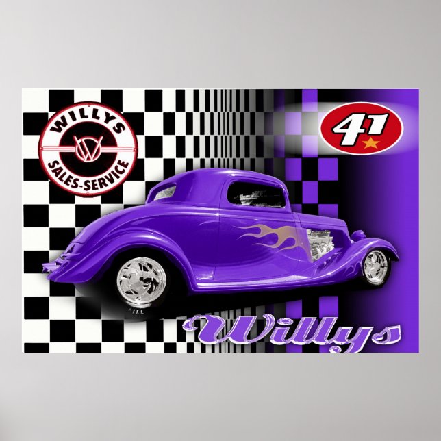 poster Willys 41 (Frente)