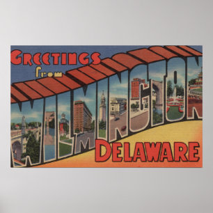 Poster Wilmington, Delaware - grandes cenas da letra