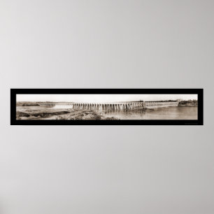 Poster Wilson Dam Tenn River Photo 1926