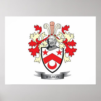 Poster Wilson Family Crest Casaco de Armas