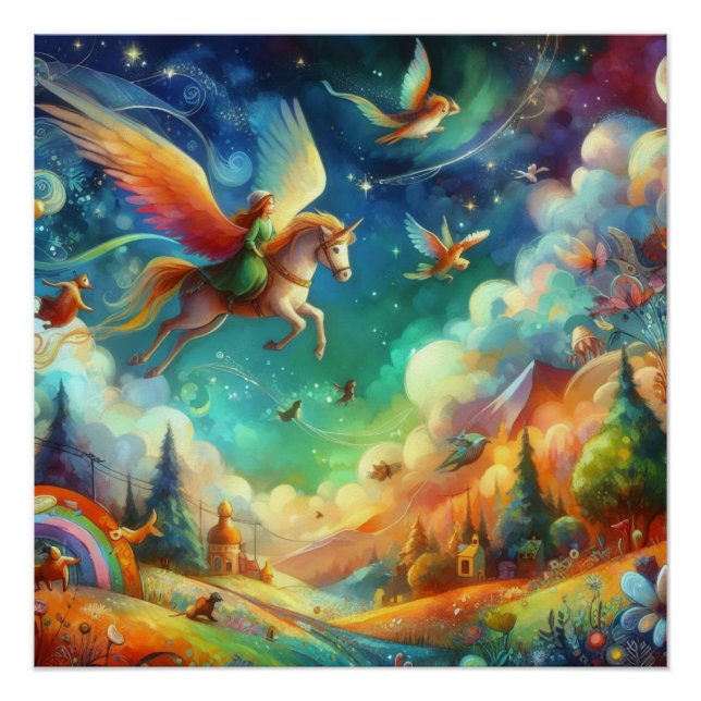 Pôster Wimsical Pony (Frente)