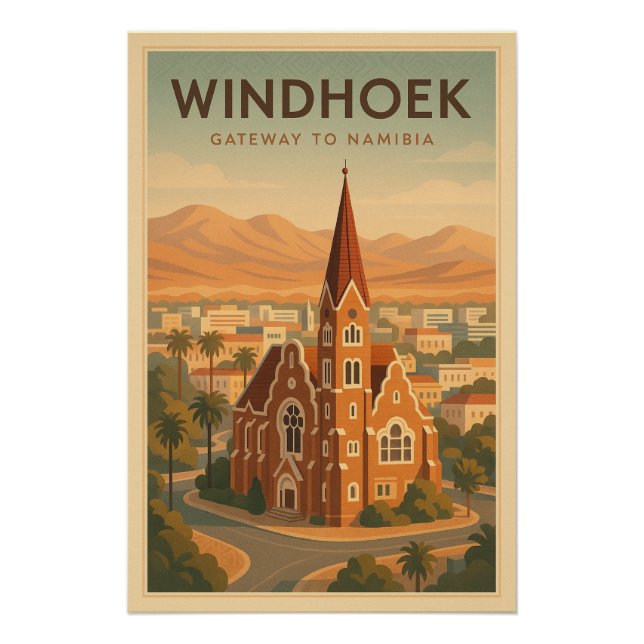 Pôster WINDHOEK – Portal para a Namíbia (Frente)