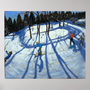 Poster Winding Trail Morzine