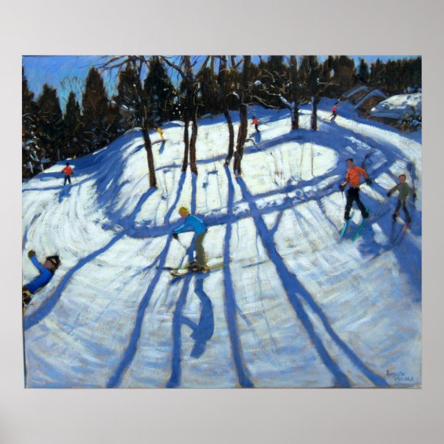 Poster Winding Trail Morzine (Frente)