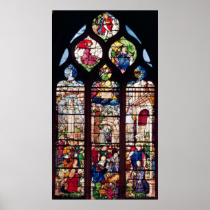 Poster Window depicting the Nativity