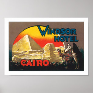 Poster Windsor Hotel Cairo