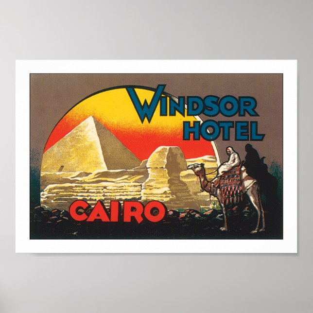 Poster Windsor Hotel Cairo (Frente)