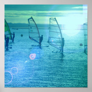 Poster Windsurfing do design