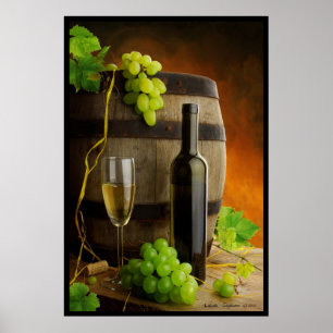 Poster Wine still life