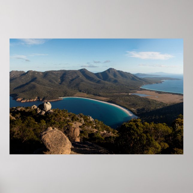 Poster Wineglass Bay, Tasmânia, Austrália (Frente)