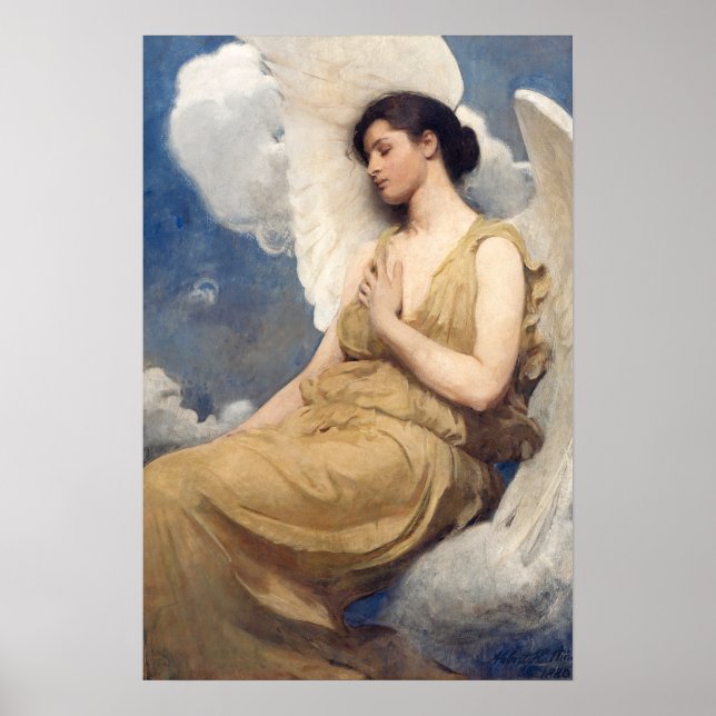 Poster Winged Figure , Famous painting (Frente)
