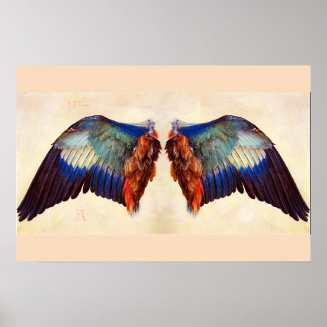 POSTER WINGS OF AN EUROPEAN ROLLER (Frente)