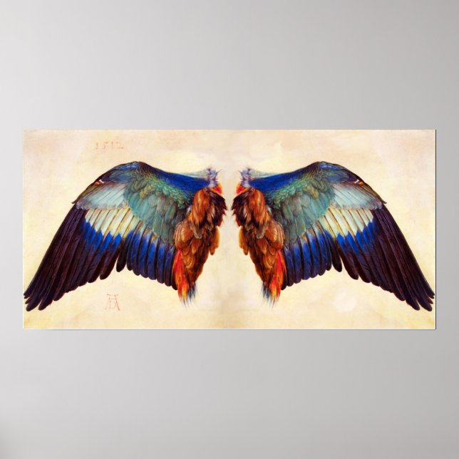POSTER WINGS OF AN EUROPEAN ROLLER (Frente)