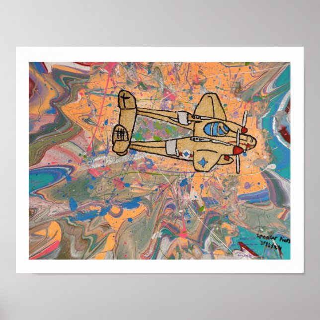 Poster Wings of Gold Open Edition (Frente)