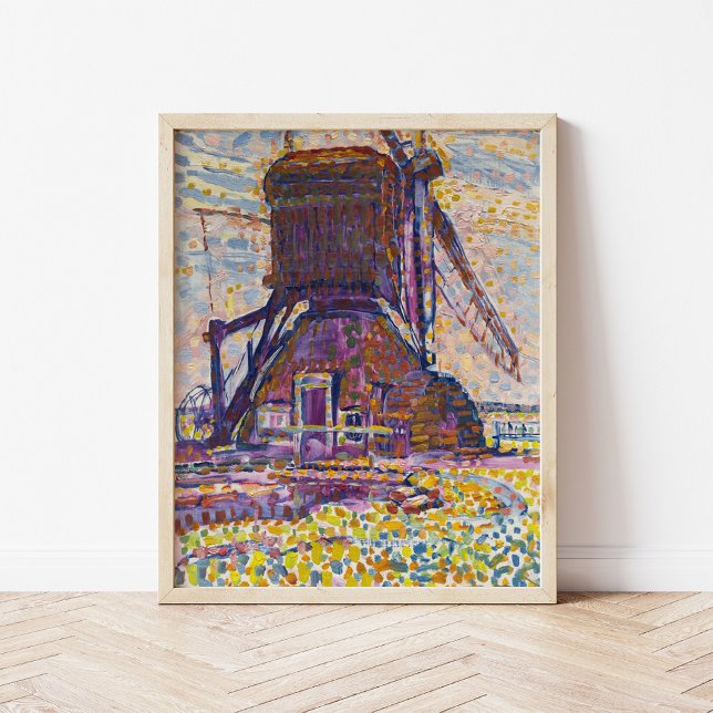 Poster Winkel Mill | Piet Mondrian (Criador carregado)