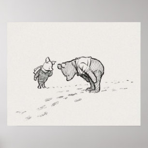 Poster Winnie the Pooh Sketch