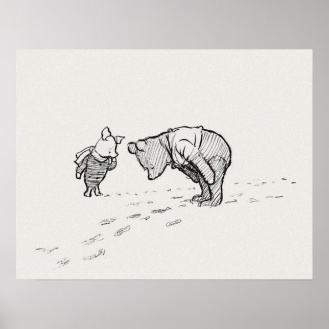 Poster Winnie the Pooh Sketch (Frente)