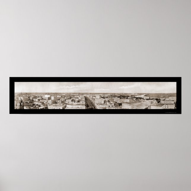 Poster Winnipeg Canada Photo 1907 (Frente)