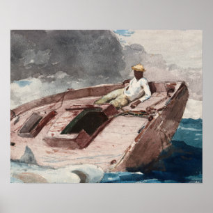 Poster Winslow Homer - A Corrente do Golfo