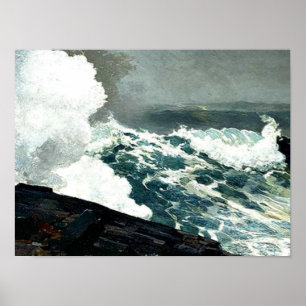 Poster Winslow Homer - Noreaster