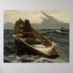 Pôster Winslow Homer - o aviso da névoa