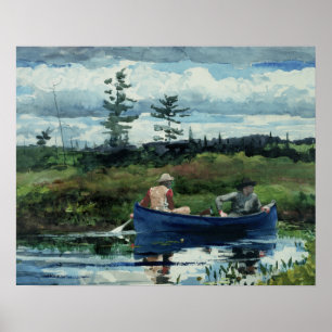 Pôster Winslow Homer - O Barco Azul