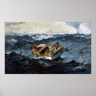 Poster Winslow Homer o Gulf Stream