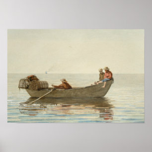 Poster Winslow Homer - Três Meninos em uma Seca