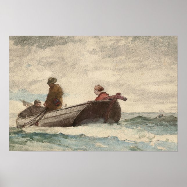 Poster Winslow Homer - Tynemouth Priory, Inglaterra (Frente)