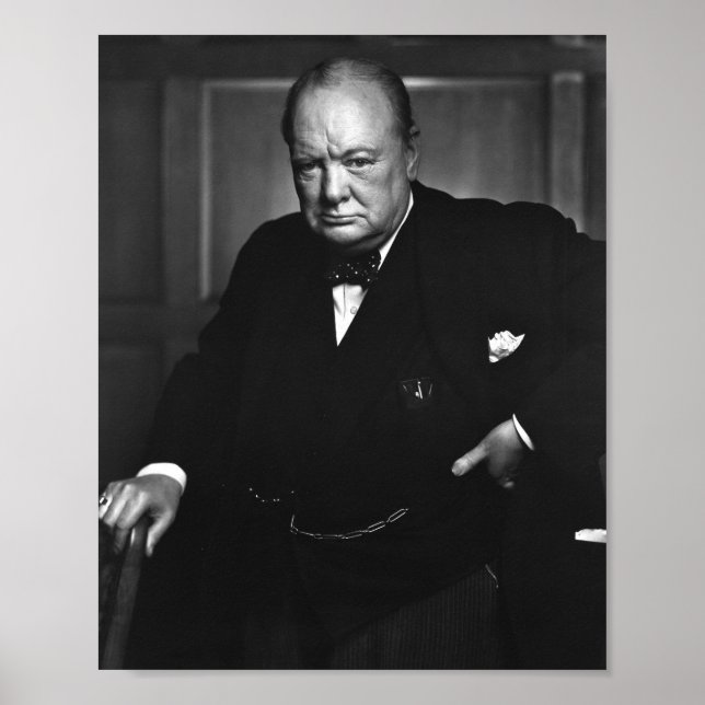 Poster Winston Churchill (Frente)