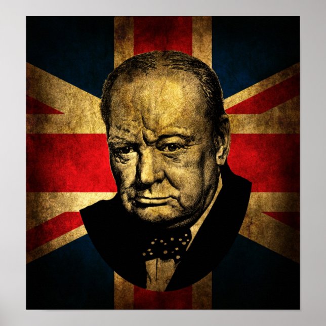 Poster Winston Churchill (Frente)
