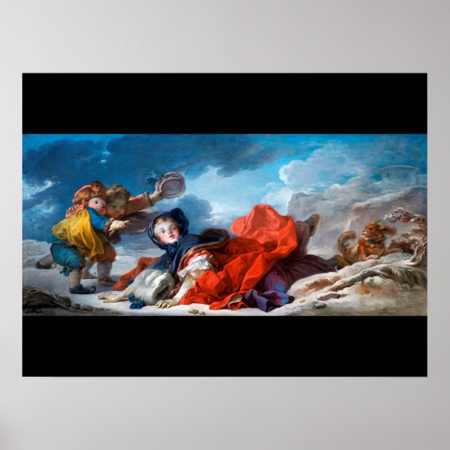 Poster Winter, Fragonard (Frente)