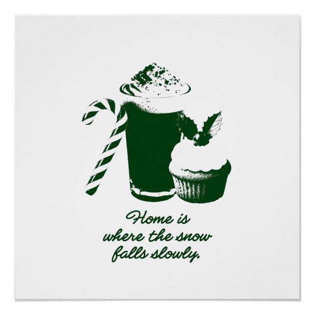 Pôster Winter illustration poster (Frente)