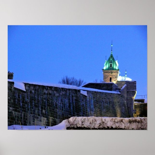 Poster Winter in Quebec, Canada (Frente)