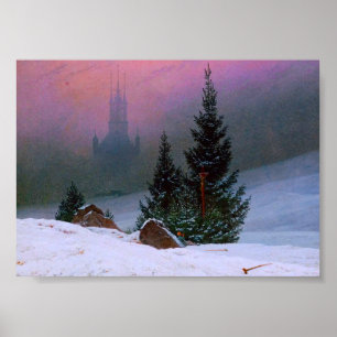Poster Winter Landscape Caspar David Friedrich