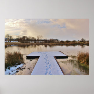 Poster Winter Pond